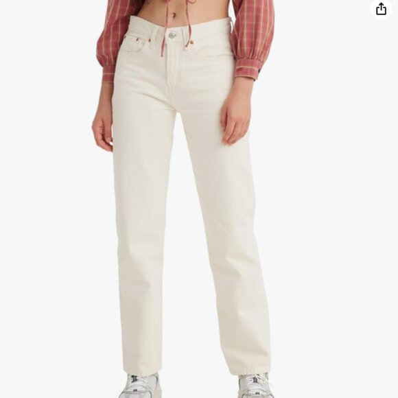 Levi's Women's Low Pro Jeans Cream, Size 32 - Picture 1 of 10